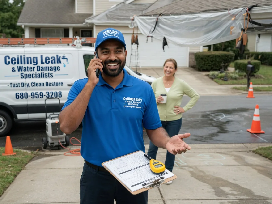 Ceiling Leak Cleanup Port Monmouth, NJ FAQs